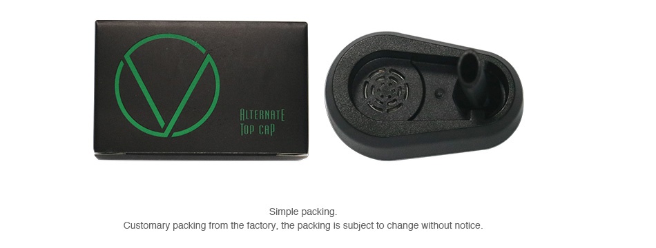 Vivant Top Cap for Alternate Loose Leaf Vaporizer HLTERNATE TOP CAP Simple packing customary packing from the factory the packing is subject to change without notice