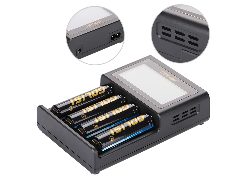 Golisi S4 2.0A Smart Charger with LCD Screen LOLISI 43 4 43 4 839 39 CH1 CH2 CH3 CH4