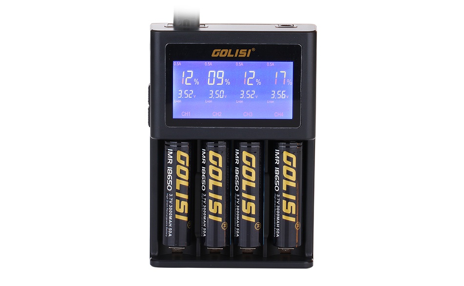 Golisi S4 2.0A Smart Charger with LCD Screen DLs 2 g3 2 3 523503 523 55