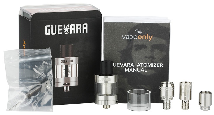 VapeOnly Guevara Subohm Atomizer 2.5ml GUEWARR Vapeonly UEVARA ATOMIZER MANUAL