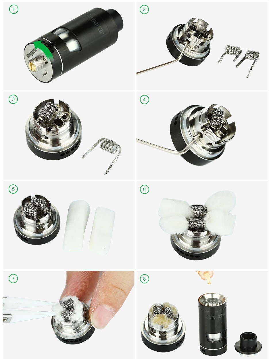 WOTOFO Conqueror RTA Atomizer 4ml 9 C