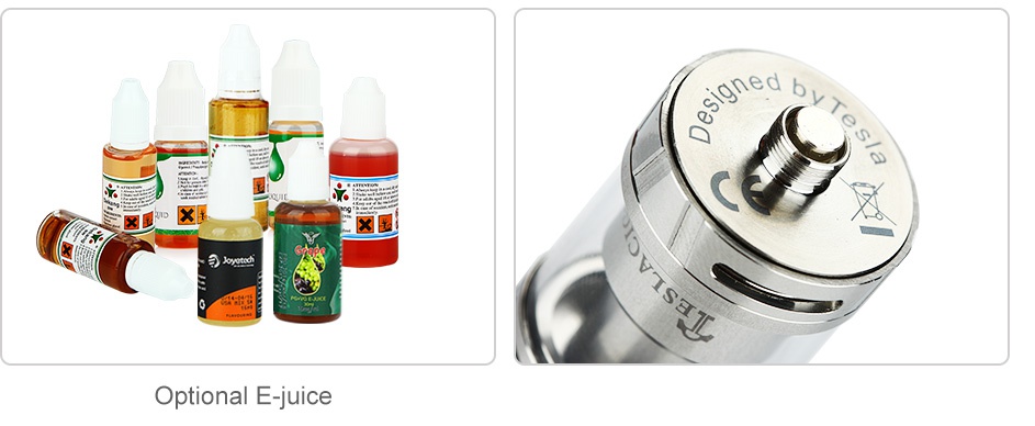 Tesla The Carrate 24 RTA Tank 2.5ml ed    Optional E juice