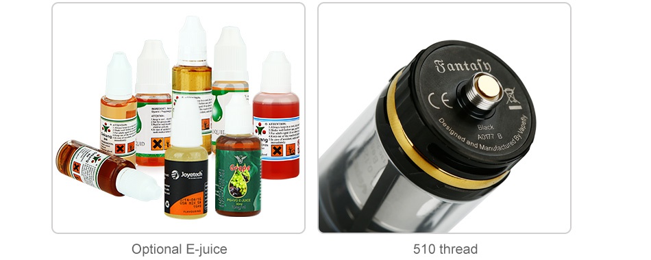 Vapefly Fantasy Subohm Tank 6ml tant Optional E juice 510 thread