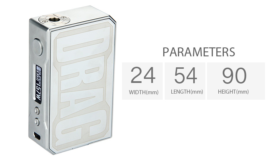 VOOPOO DRAG 157W TC Box MOD C C C C Azure Jade C 6 C Matte black black green black blue black gold black silver black red