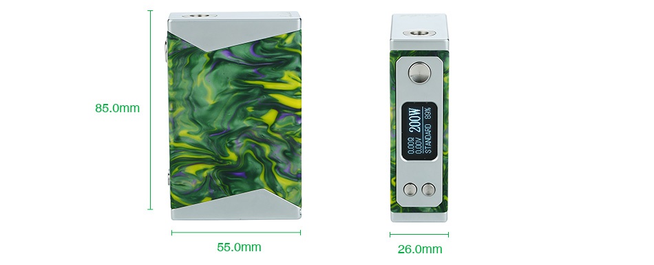 Stentorian Basilisk 200W VW Box MOD Pink blue Black red Yellow Green Red blue purple yellow