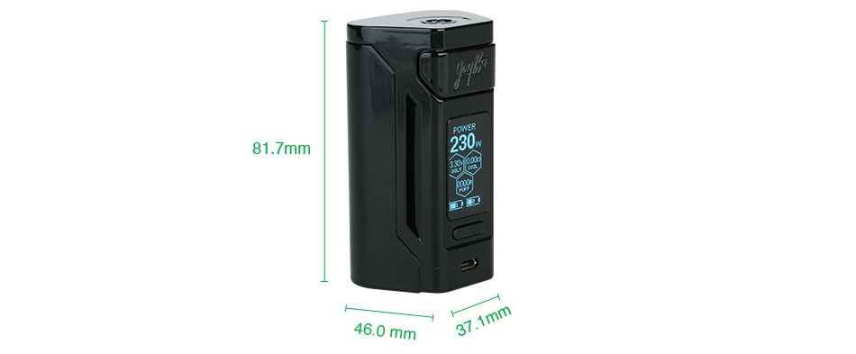 WISMEC Reuleaux RX2 21700 230W TC MOD   POWER 230 0000  PUF