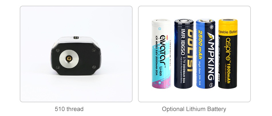 Innokin Proton Express 235W TC Box MOD ble batter   510 thread Optional Lithium Battery